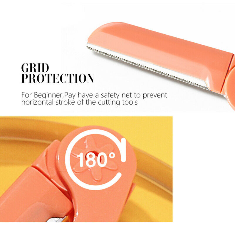 2pcs Eyebrow Shaver Trimmer Shaper Portable Facial Hair Remover Eyebrow R.l8