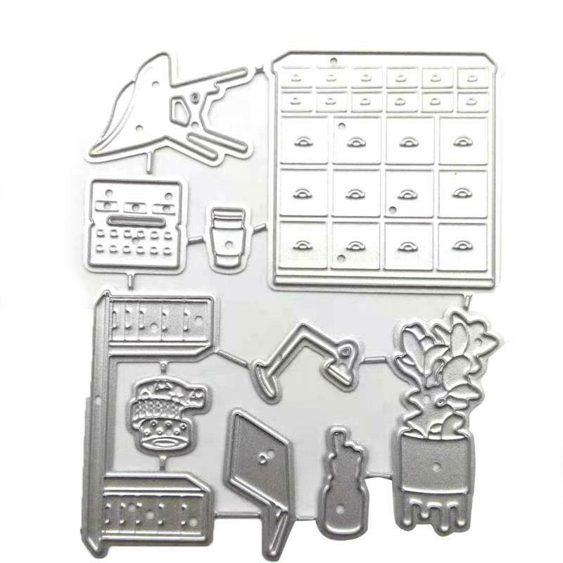 Furniture Metal Cutting Dies Stencil DIY Scrapbooking Album Paper Card Template