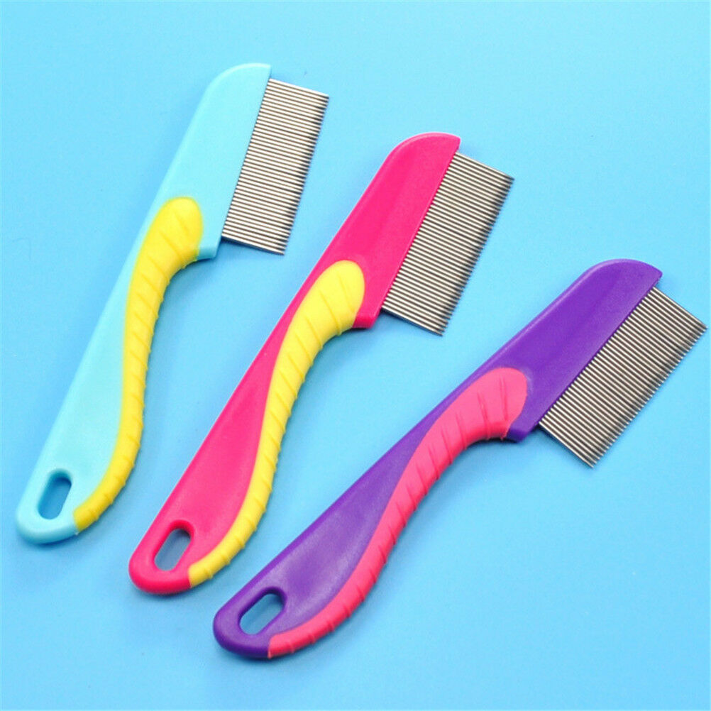 Pet Rake Comb Hair Grooming Trimmer Dog Cat Stainless Steel Pins Cleaning .l8