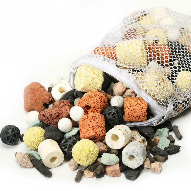 1Kg Aquarium Material Ceramic Ring Filter Media Stone Fish Tank Supplies Tools