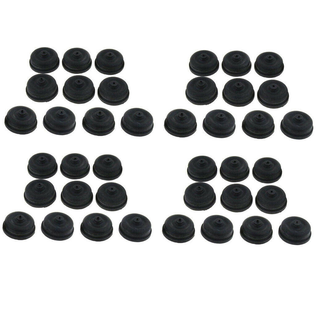 40Pcs Fish Tank Fishing Air Pump EPDM Joint Rubber Cup Diaphragm Parts