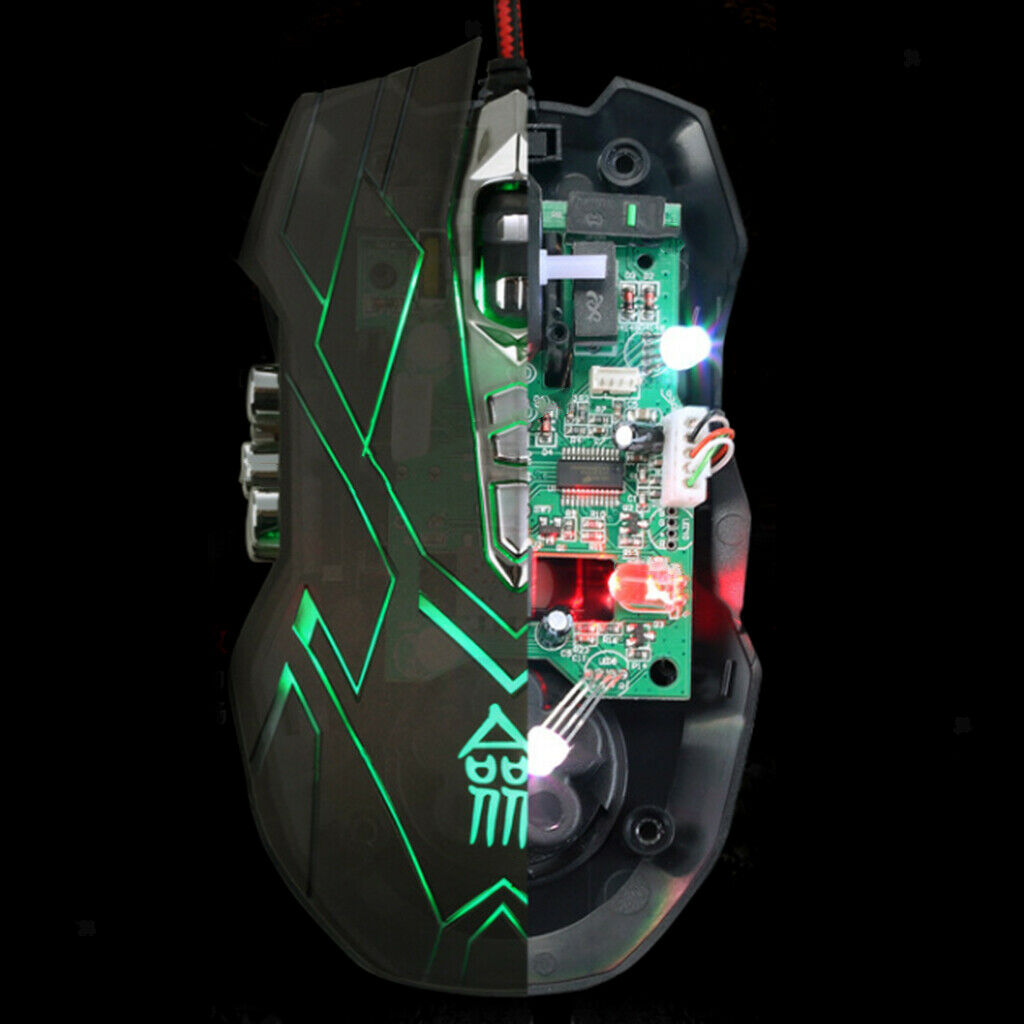 USB Wired LED Optical Gaming Mouse Backlight 7 Buttons for Pro Gamer Laptop