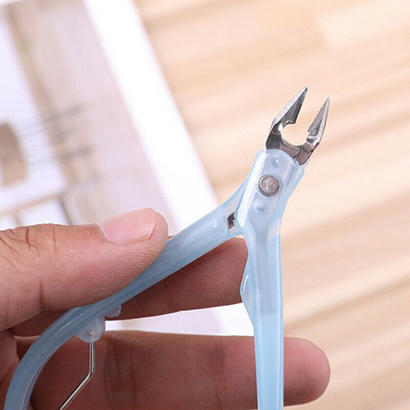 Handle Toenail Ingrown Nail Art Cuticle Nipper Manicure Scissor Tool Pedicur KX