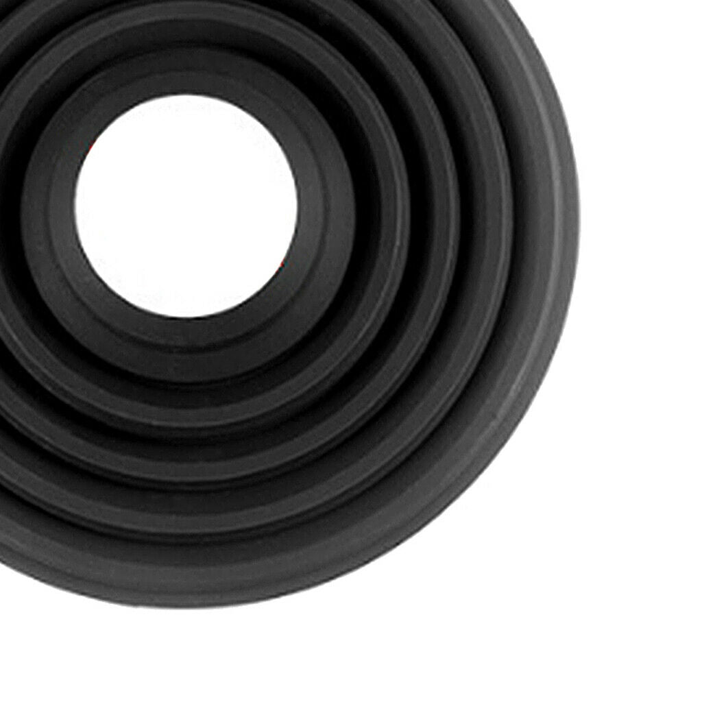 Set of 2 S & L Anti-Reflective Silicone Lens Hood Cover for Camera Lens