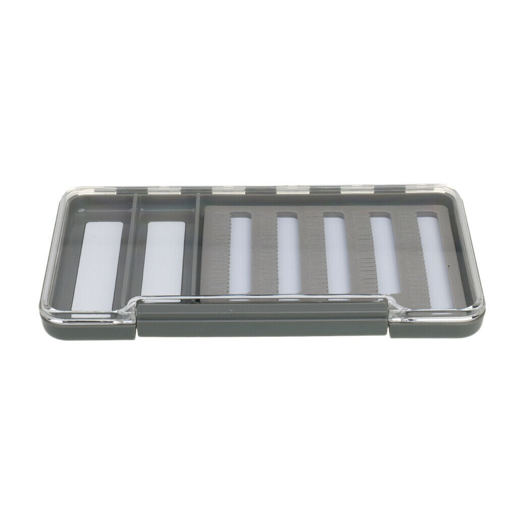 Pocket Size Fly Box Slot Foam Fishing Box Storage Spinners Hooks