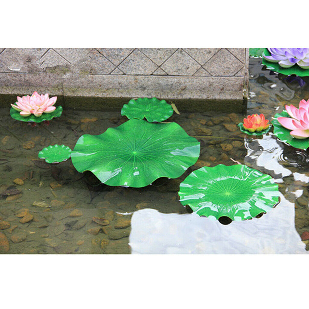 Artificial Aquatic Water Grass Fish Tank   Landscape Lotus Decor 60CM