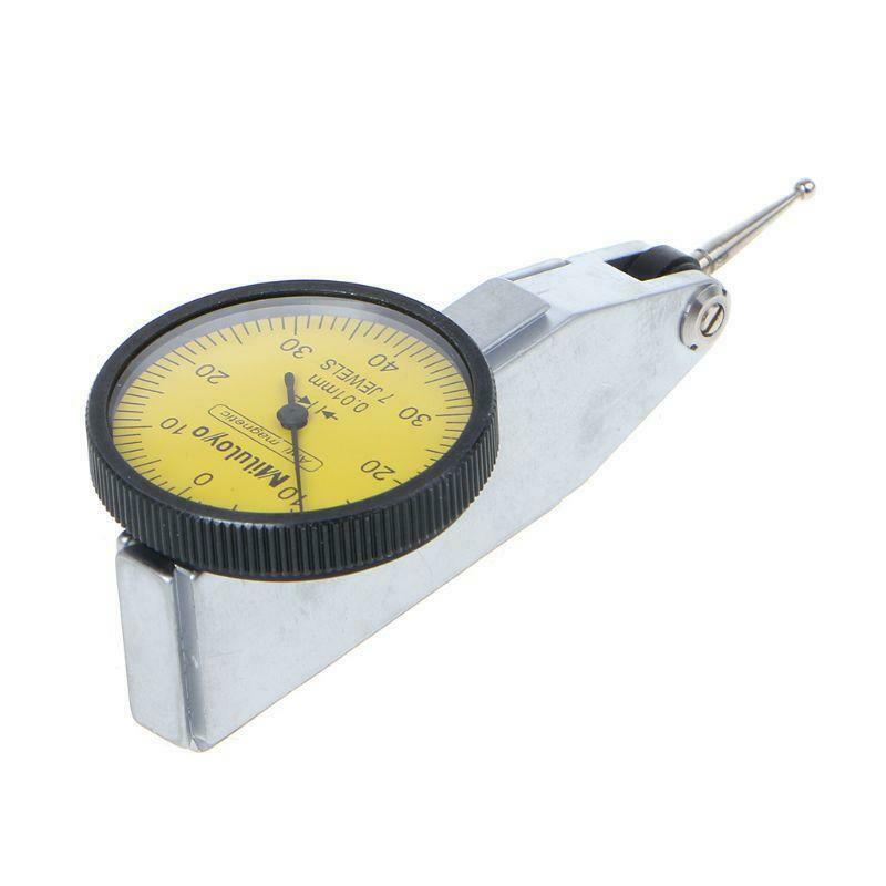 0-0.8mm Precision Level Gauge Scale  Metric Dovetail Rails Dial Test Indicator