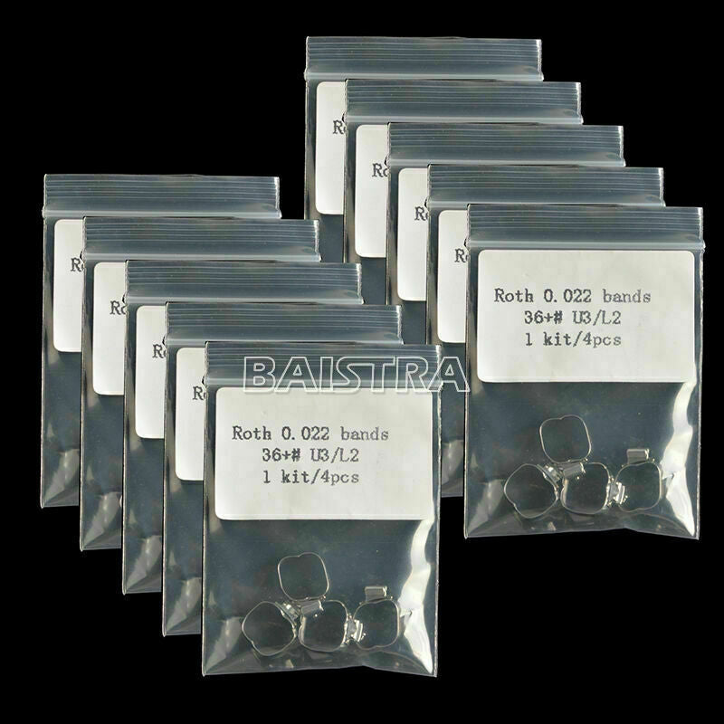Dental Orthodontic Buccal Tubes Bands Upgrated 50Bag Roth. 022" For 1st Molar CA
