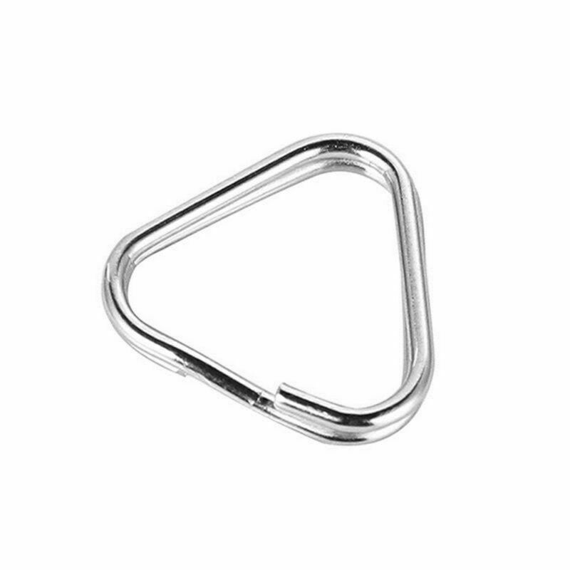 20pcs Metal Triangle Rings Split Camera Strap Hook Replacement Part Accessory