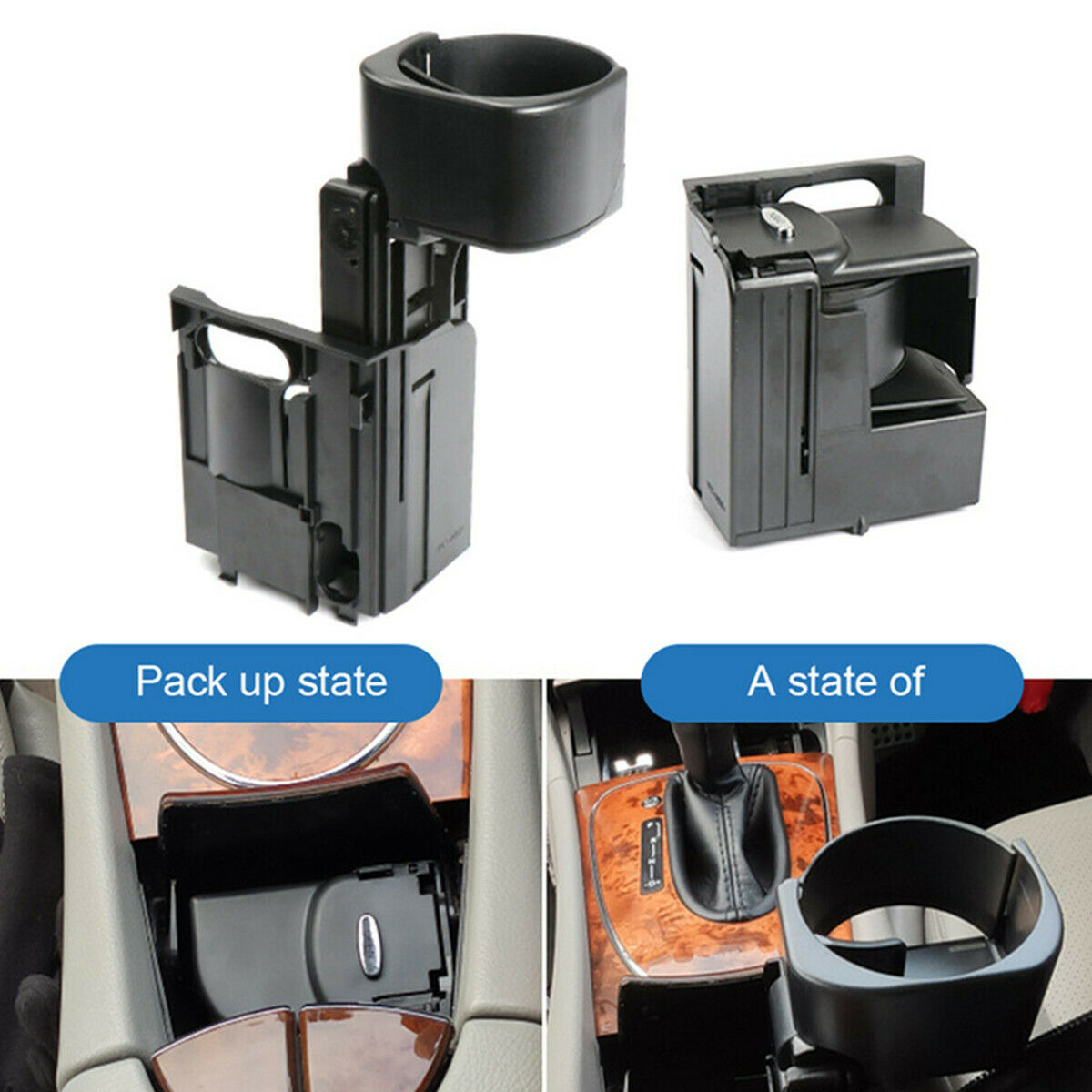 Center Console Insert Cup Holder For Mercedes Benz W211 E320 E350 E500 W219 CLS
