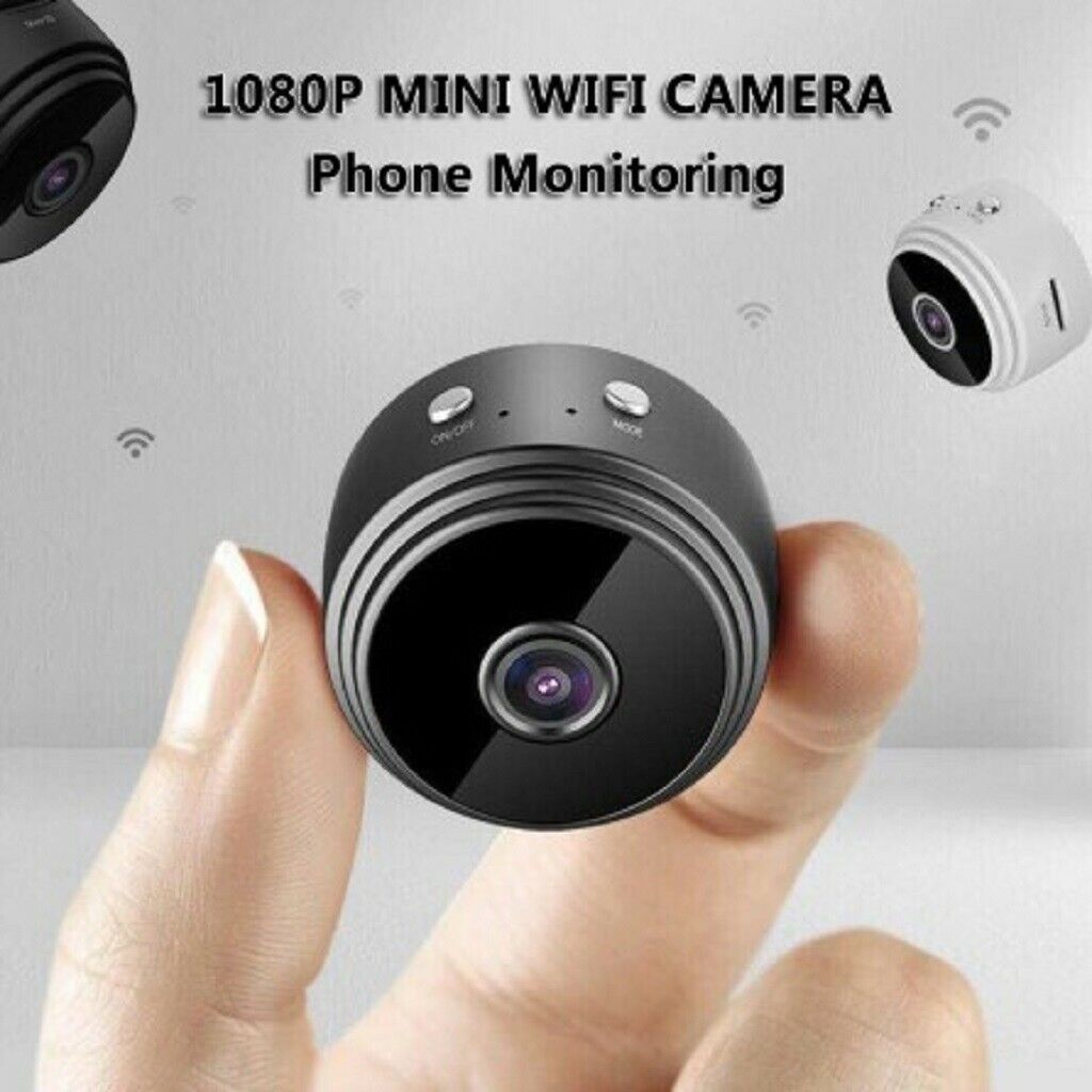 Mini Black Full-HD 2.0MP CMOS Smart IR IP Camera Home Outdoor Night Vision