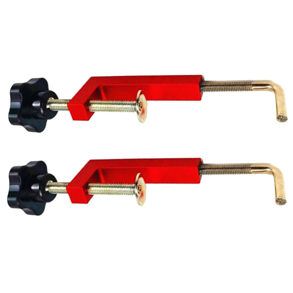 2x Aluminium Alloy Universal Fence Clamp