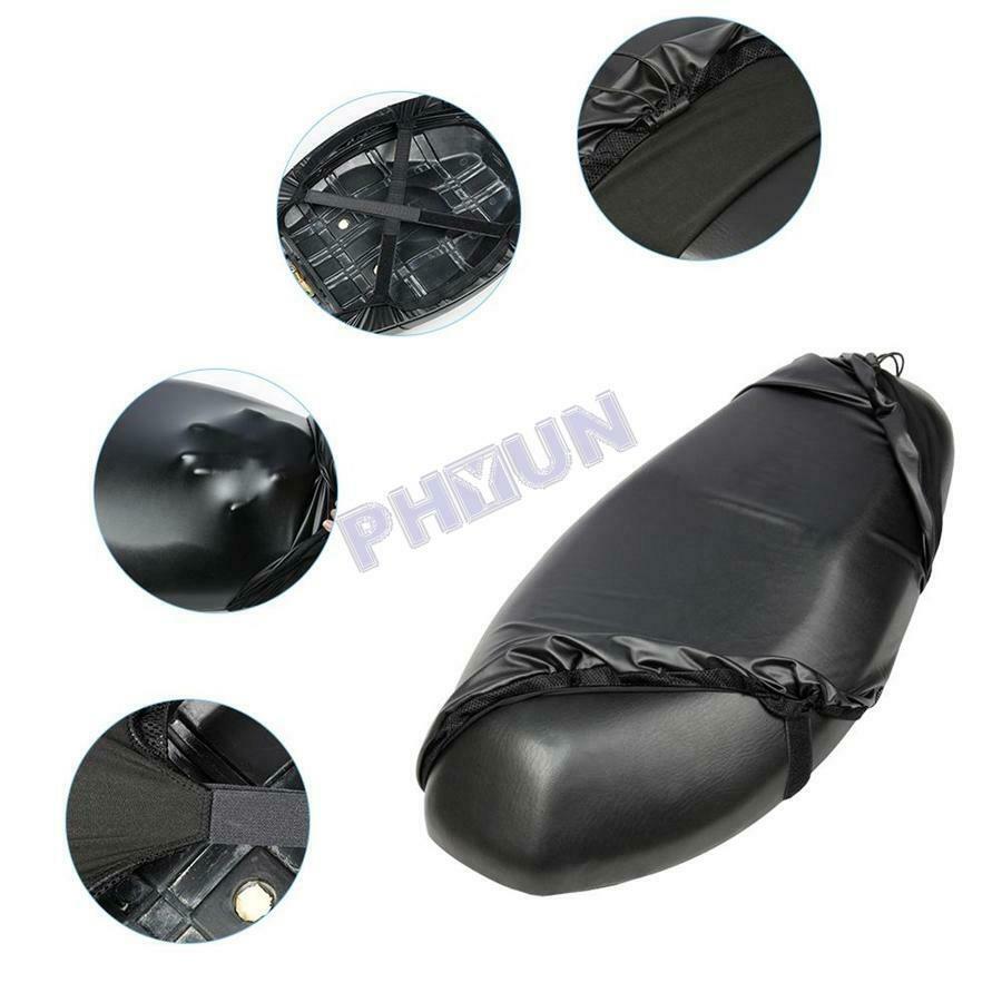 Motorcycle Seat Cover Cushion Black M Size For Motorcycles Scooters Mopeds
