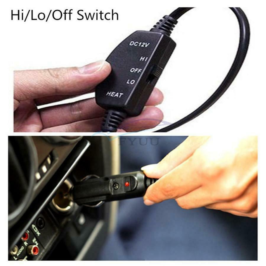1PCS Black Car High/ Low Heat Adjustable Electric Heating Blanket 100 x 60CM