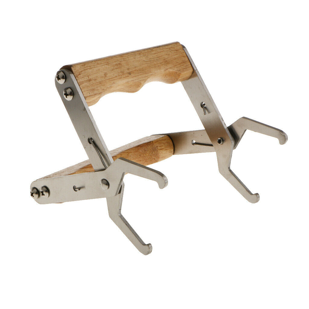 Functional Wood Handle Bee Hive Frame Holder Lifter Grip Beekeeping