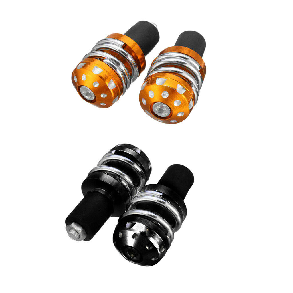 4 X MOTORCYCLE 22mm 7/8 '' Anti-Vibration Handlebar Ends Cap Handle Bar