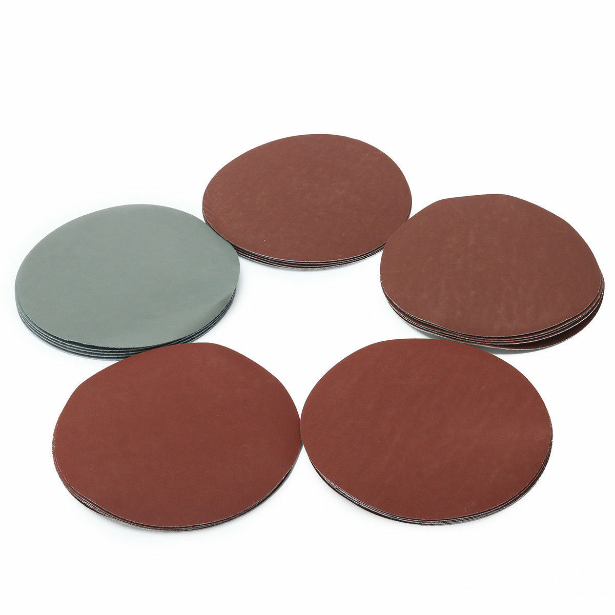 25pcs 600-3000Grit 150mm Sanding Sheet Discs Sandpaper Abrasives Mixed Round