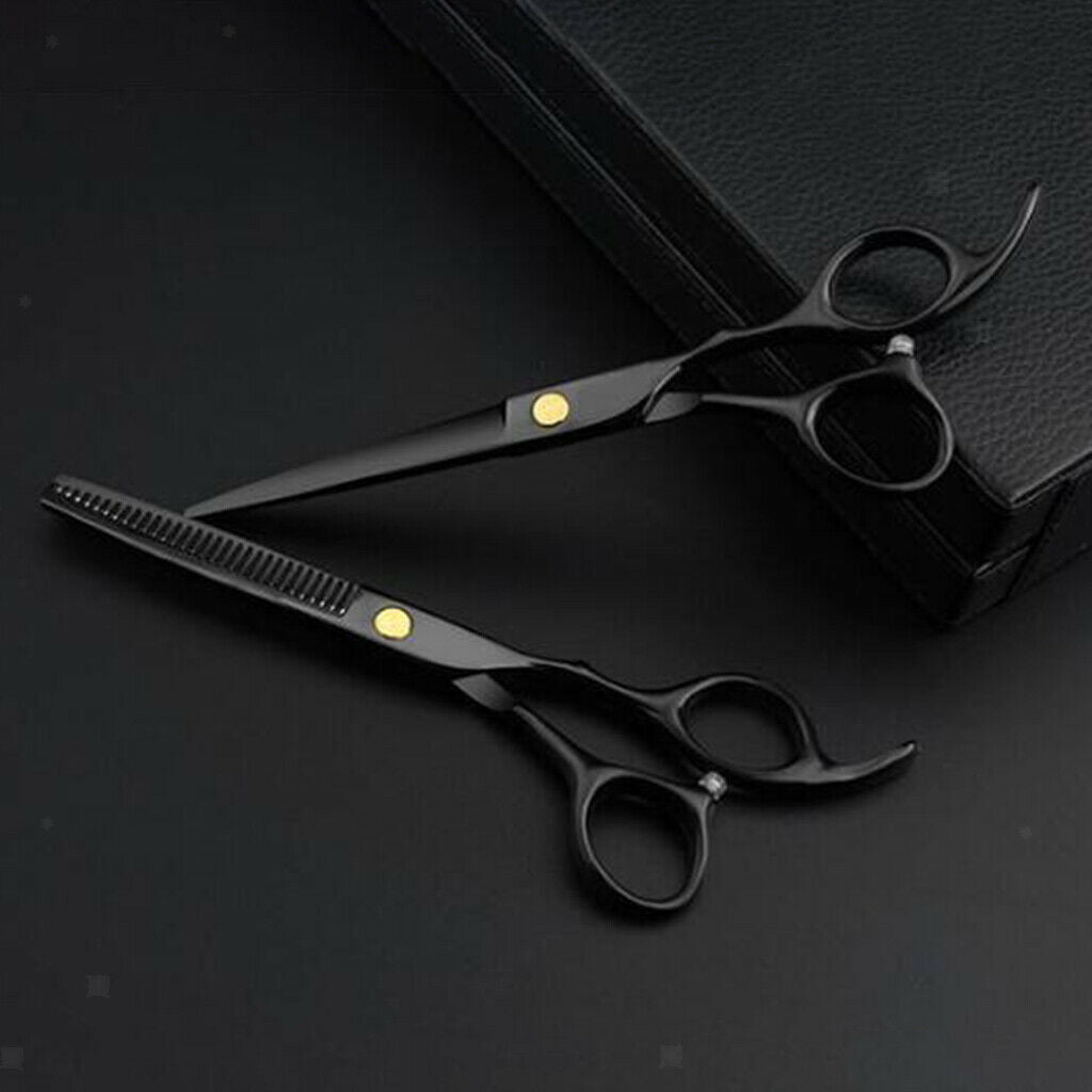 8x Professional Salon Hair Cutting Scissors Thinner Home Barber Shears Razor Set