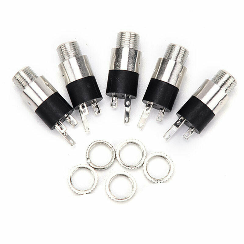 5X PJ392 3.5mm Stereo Female Sockect Jack 3.5 Audio Headphone Connector Fad