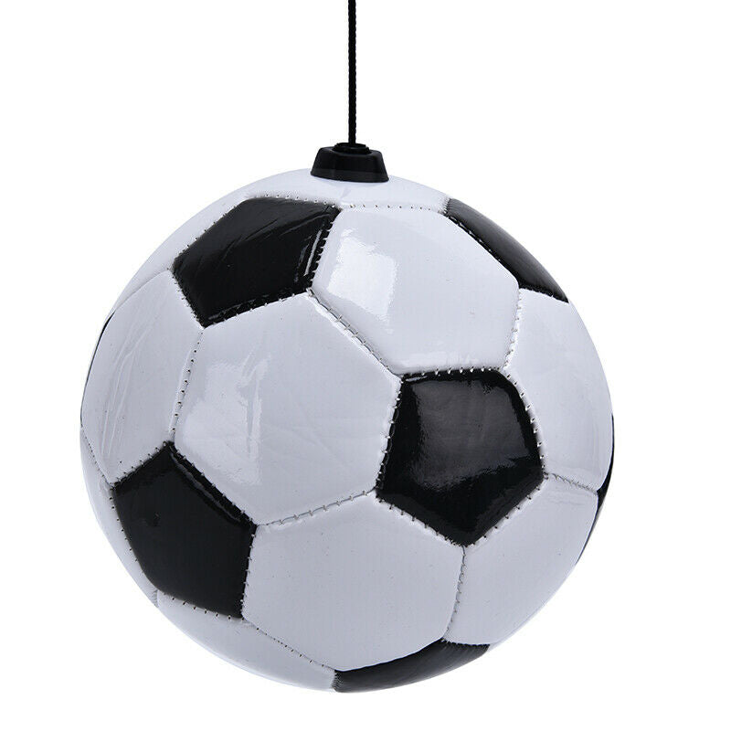 1pc Football Training Kick Soccer Ball With String Kids Beginner Practice Bal.DD