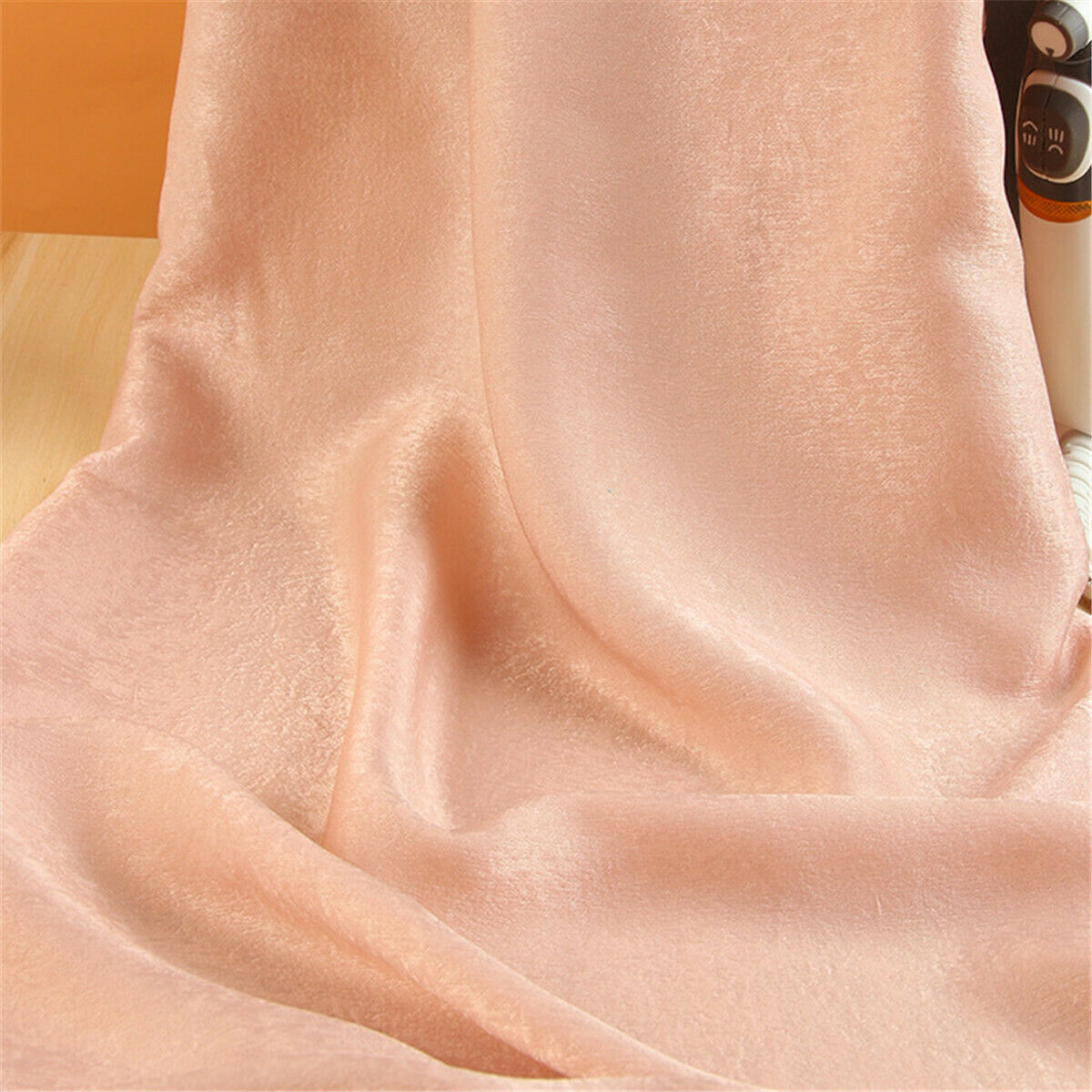 Fashion Satin Cloth Fabric For  DIY Pajama Shirt Dress Sewing Polyester  Sewing