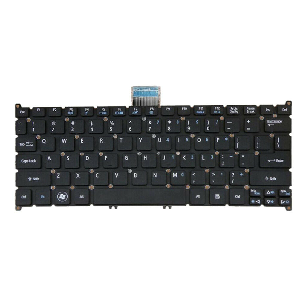 Keyboard US Layout for Acer S3-951 S5-391 TravelMate B1 w/ Frosted keycap