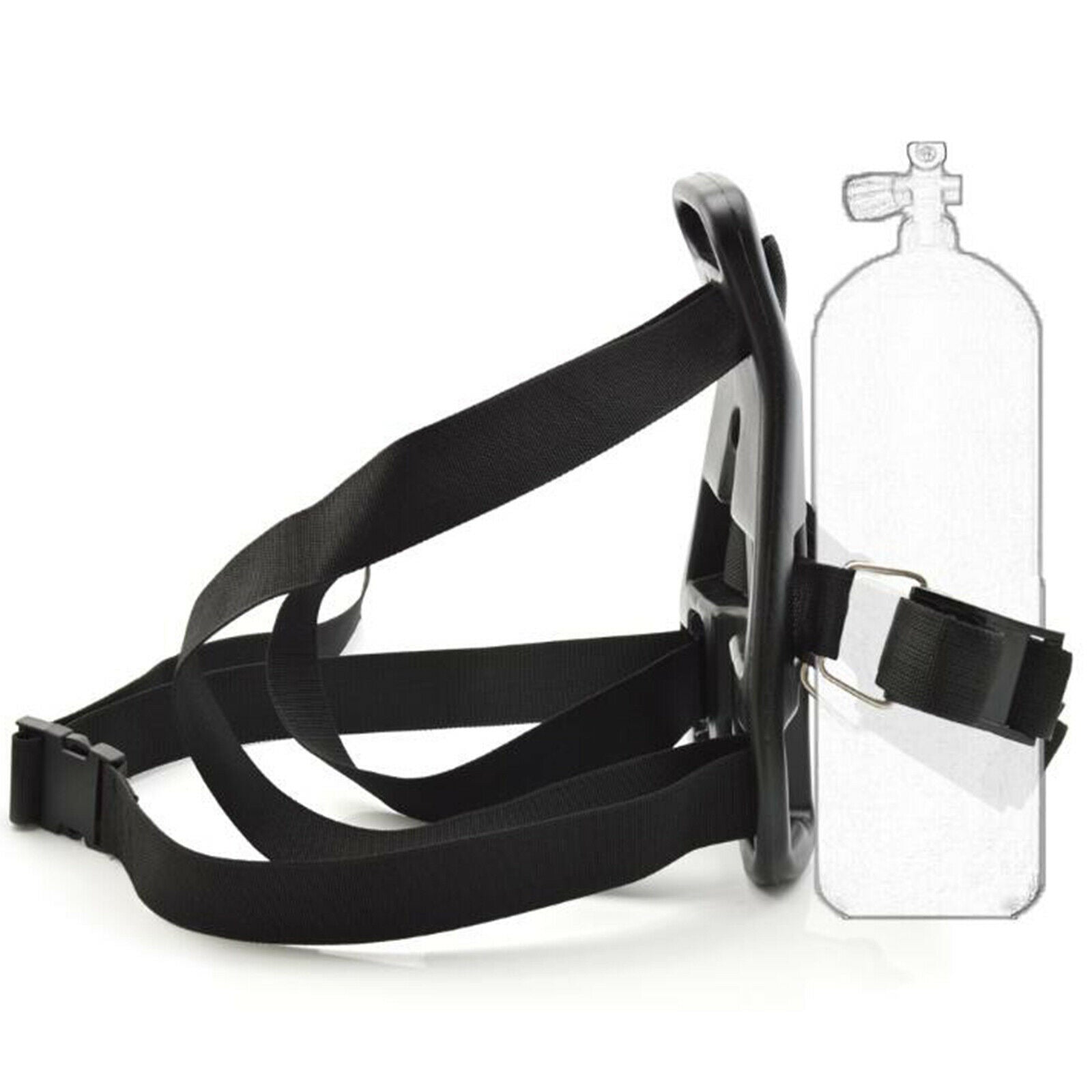 Scuba Diving Single Oxygen Tank Backpack Bracket Support Holder 14x9inch