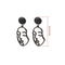 New Abstract Face Earrings Creative Women Jewelry Fashion Gift Art Hollow Dangle