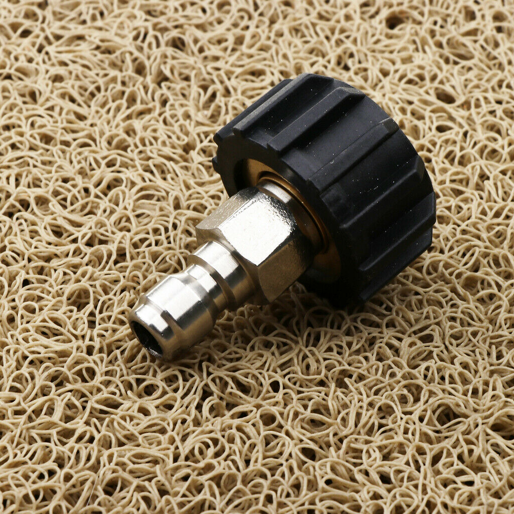 2 Set Quick Release Connector Female M22/14 to 1/4 Male Pressure Washer Adapter