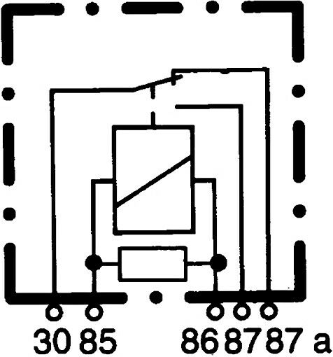 Main Current Relay 12V HELLA Fits MERCEDES OPEL HOLDEN Vaneo Astra F 90511443
