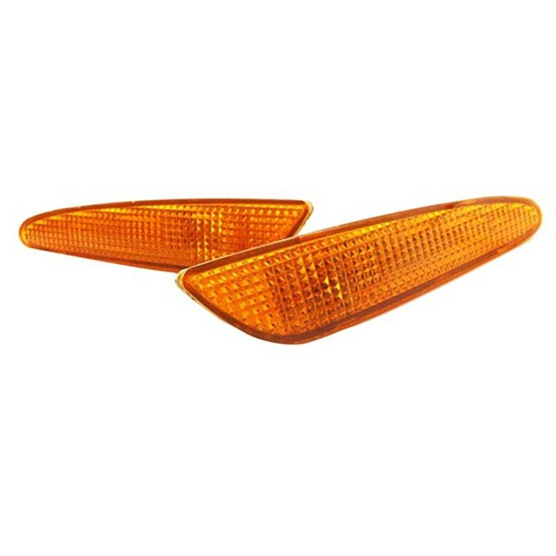 Car Front L&R Side Marker Light Amber for  Corvette C6 2007 GM2551196 GM2550F4F9
