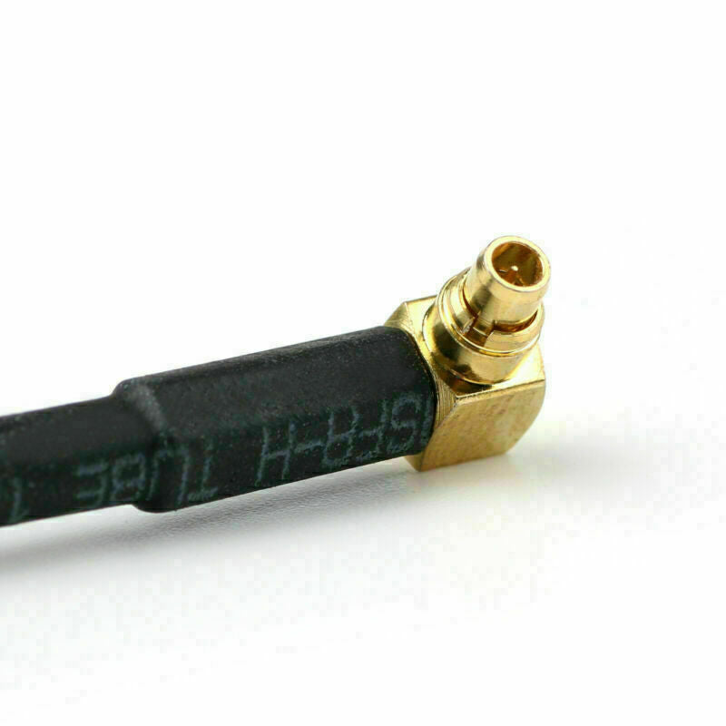 20cm RG174 Cable MMCX Male Plug Right Angle to SMA Female Jack Coax Pigtail  CA
