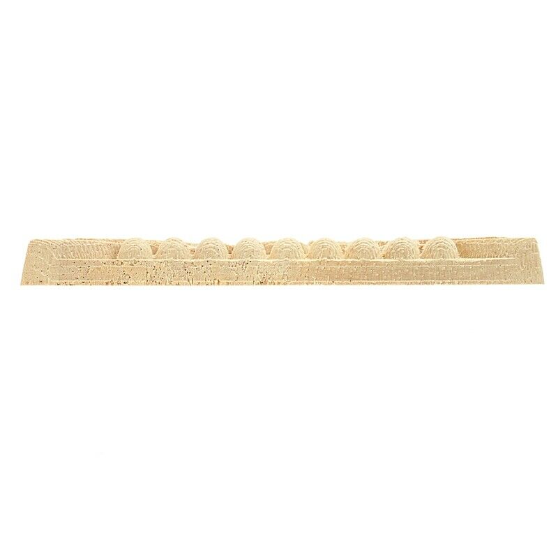 Natural Wood Appliques Square Flower Carving Decals Decorative Wooden MouldingT9
