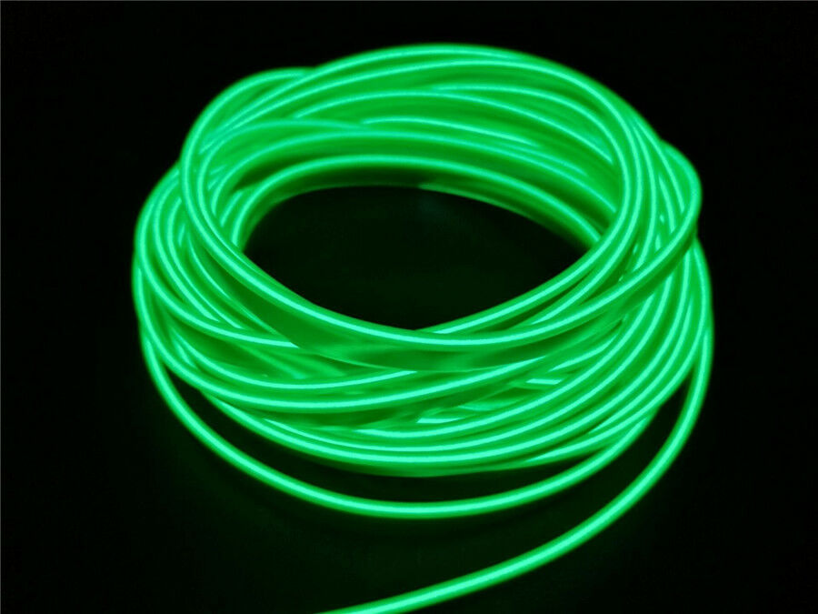 4M 12V 20W Fiber optic interior lights Green Driving Spot Beam Light Bar Lamp LJ