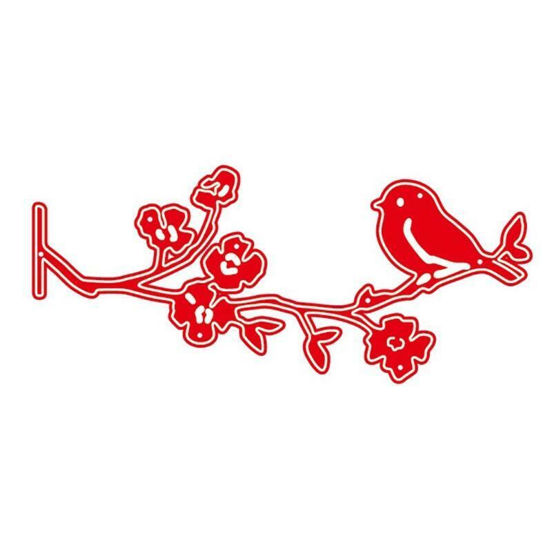 Bird Flower Metal Cutting Dies Stencil DIY Scrapbooking Album Paper Card Mold
