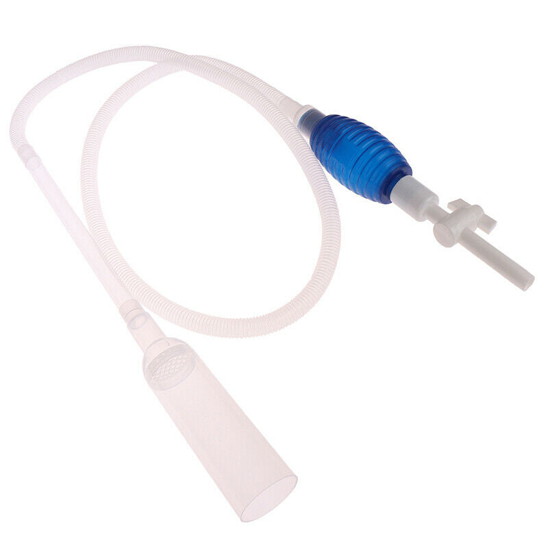 Aquarium Gravel Cleaner Vacuum Handheld Siphon Pump With Filter Nozzle Fish TaSJ