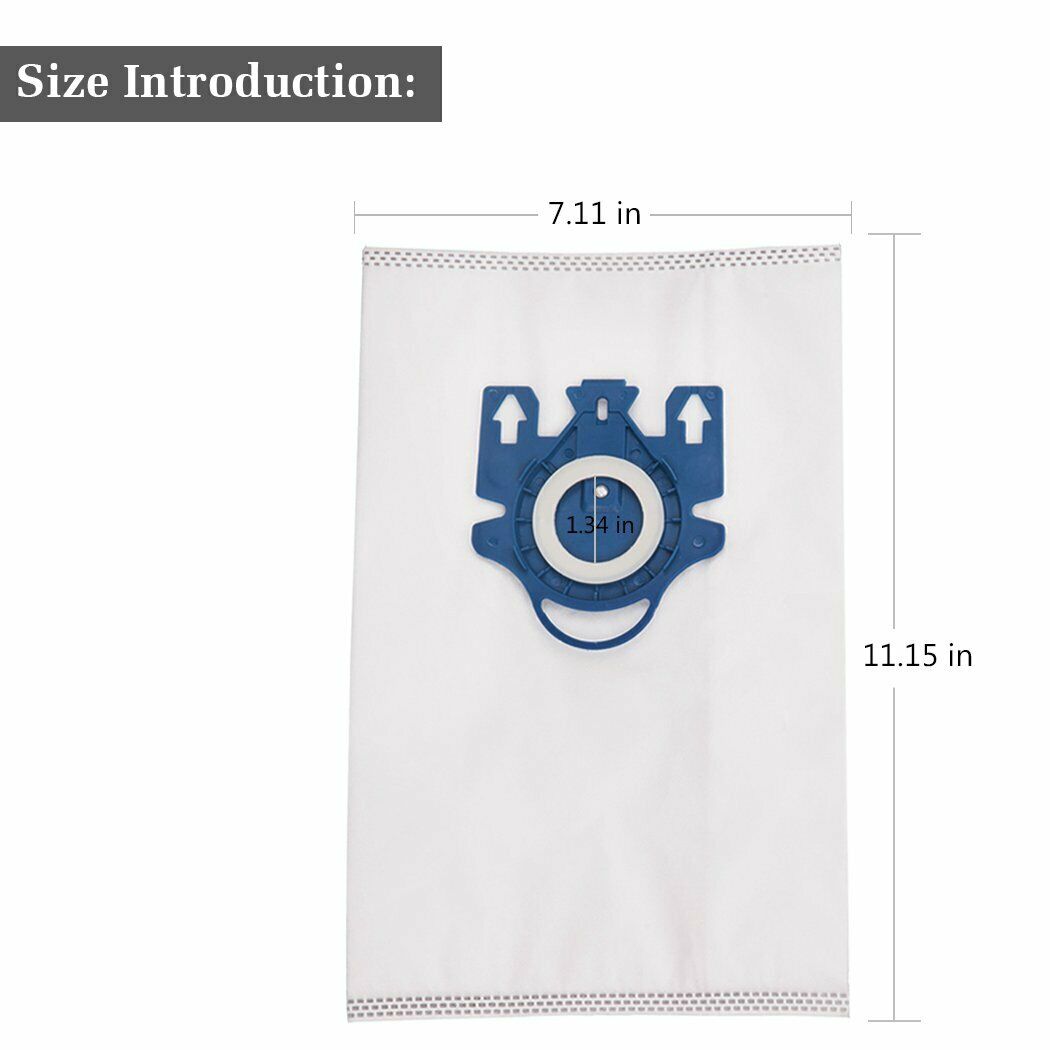 5pcs Vacuum Dustbags Bags + Filters For Miele G&N GN C3 C1 C2 S2000 S5000 S8000