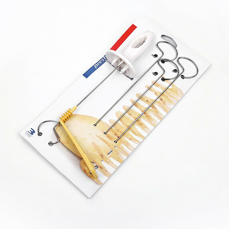 1Set Potato Spiral Cutter Cucumber Slicer Vegetable Spiralizer Kitchen Gadge TL