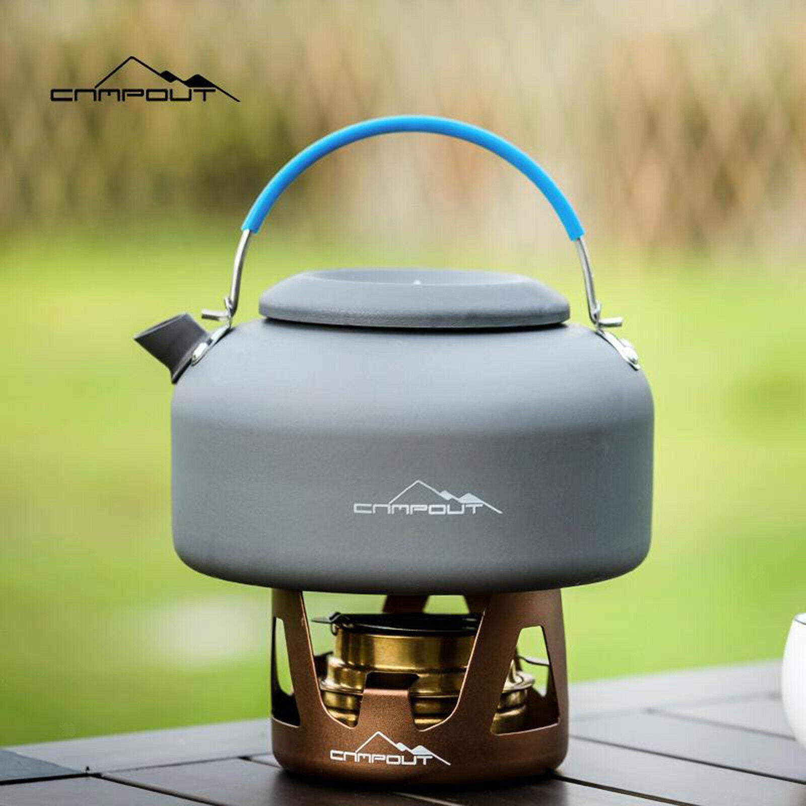 Portable Camping Water Kettle Coffee Pot Travel Campfire Teapot Ultralight