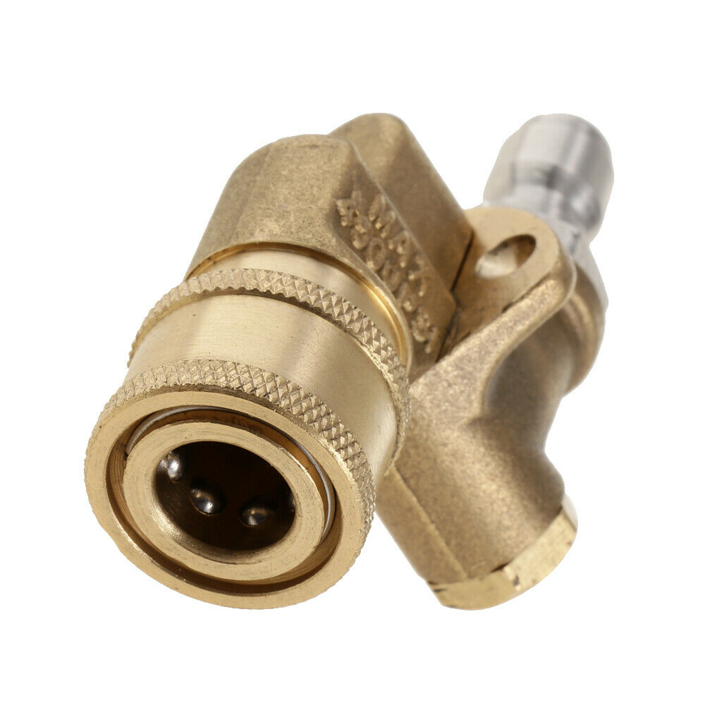 Pivots Coupler 1/4" Quick Connect Pressure Washer Nozzle 4500 PSI NEW