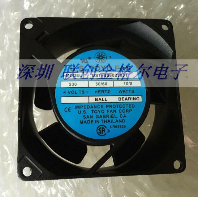1pc TOYO USTF80382303W Cooling fan 230V 10/8W 80*80*38MM