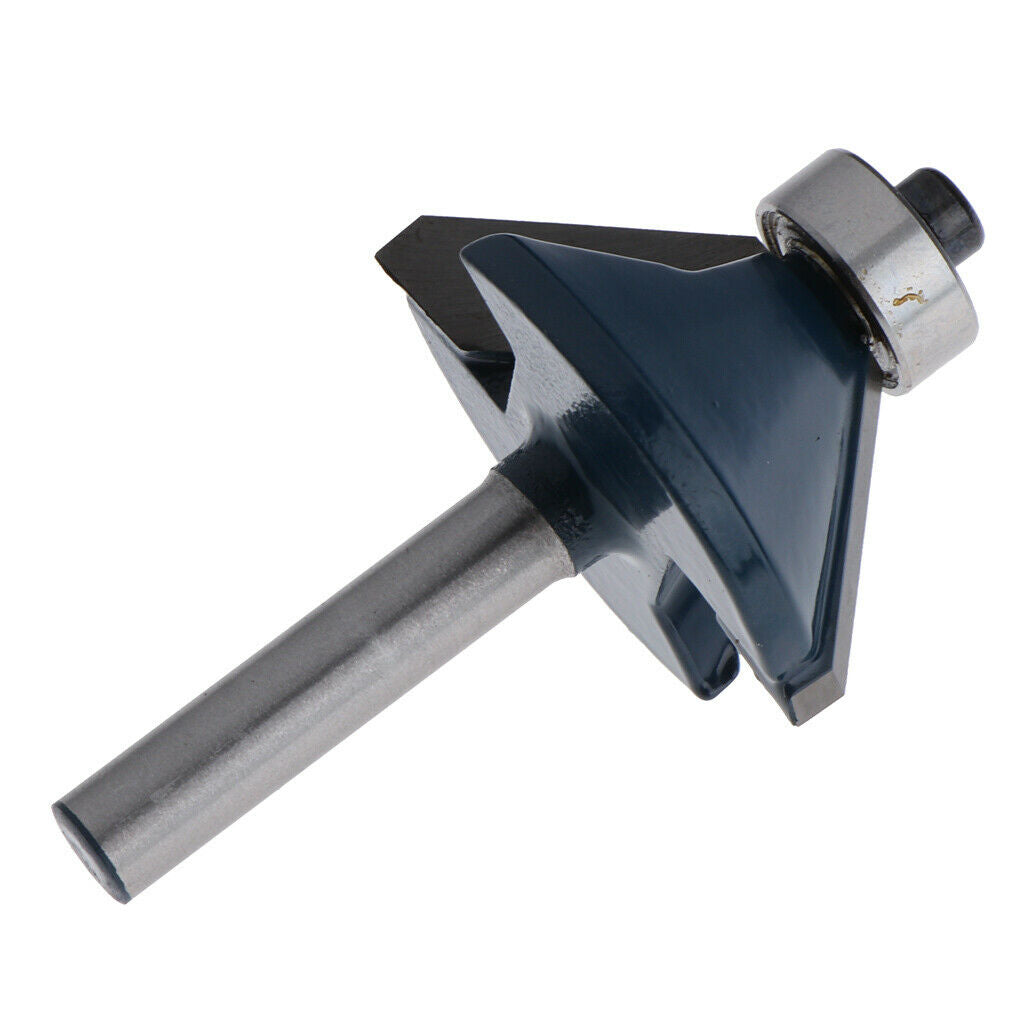 45° Chamfer& Bevel Beading Edging Router Bit 1/4'' Shank For Woodworking