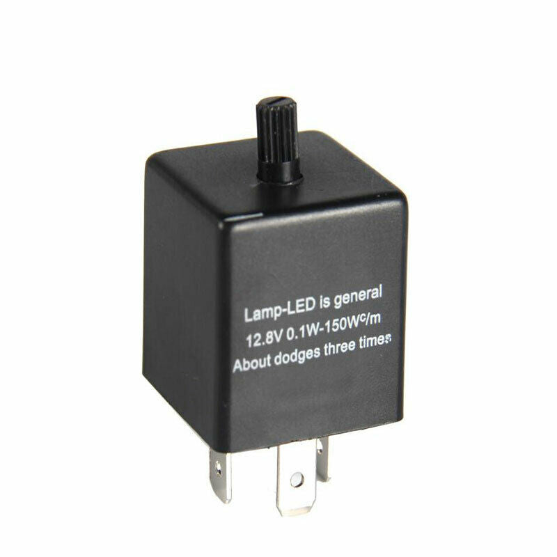 12V 3-Pin LED Adjustable Car Flasher Flash Relay For Turn Signal Light CF.l8