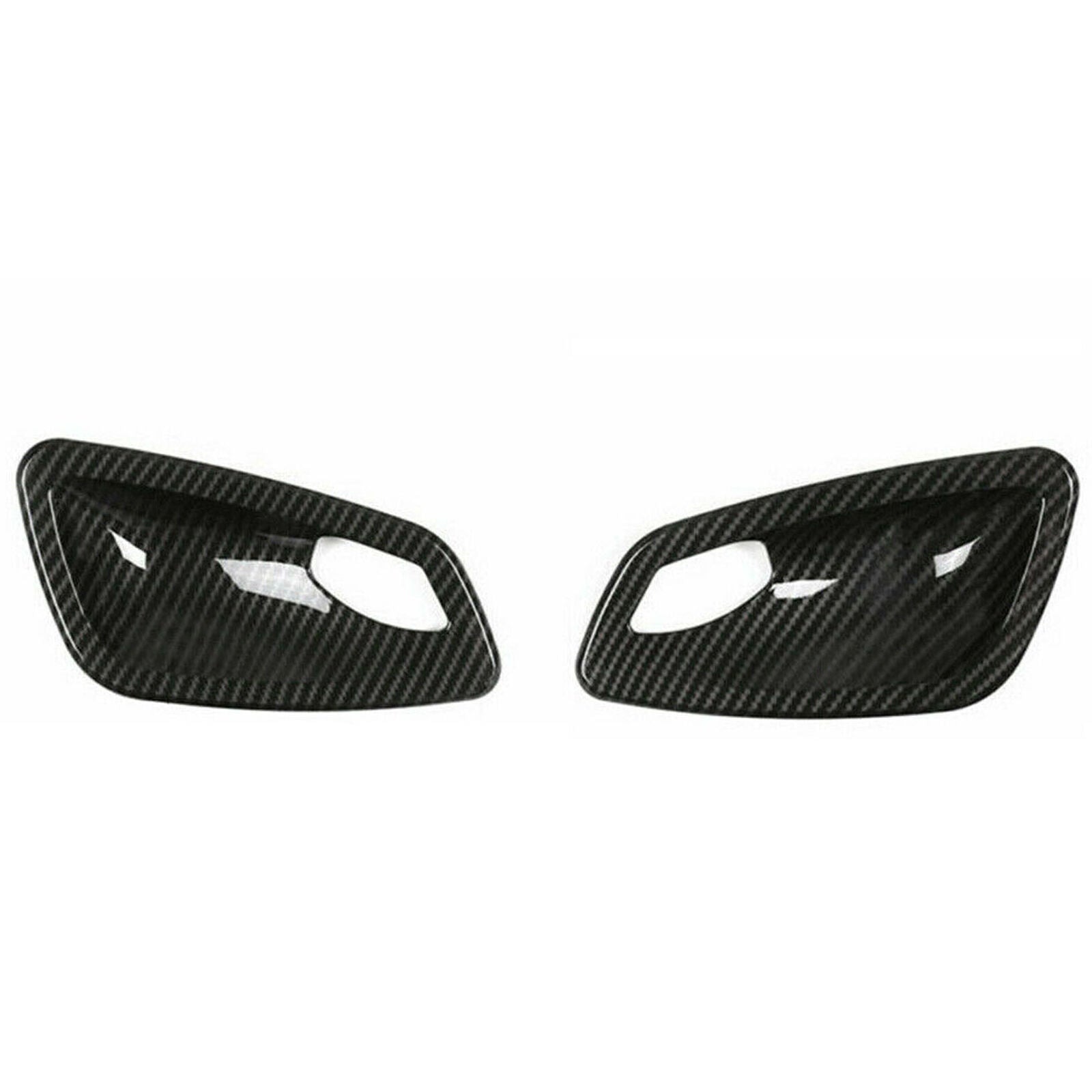 Carbon Fiber Texture Door Handle Bowl Cover Trim For BMW E92 E93 335i M3 2007-13