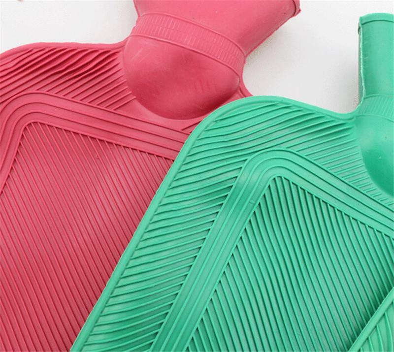 HOT THICK Rubber HOT WATER BOTTLE BAG WARM Relaxing Heat Col.l8