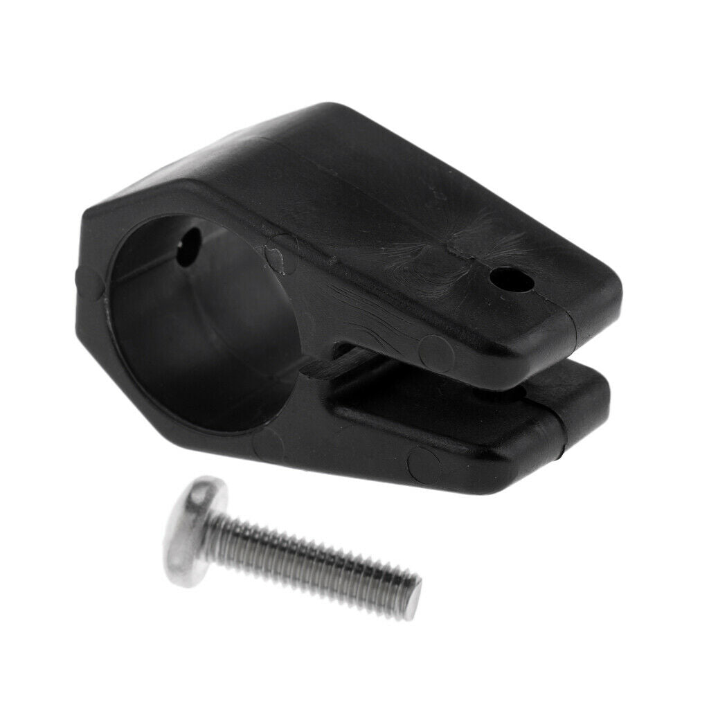 Marine Jaw Slide Bimini Canvas Black Nylon Top Fitting Hardware for 1" Tubes