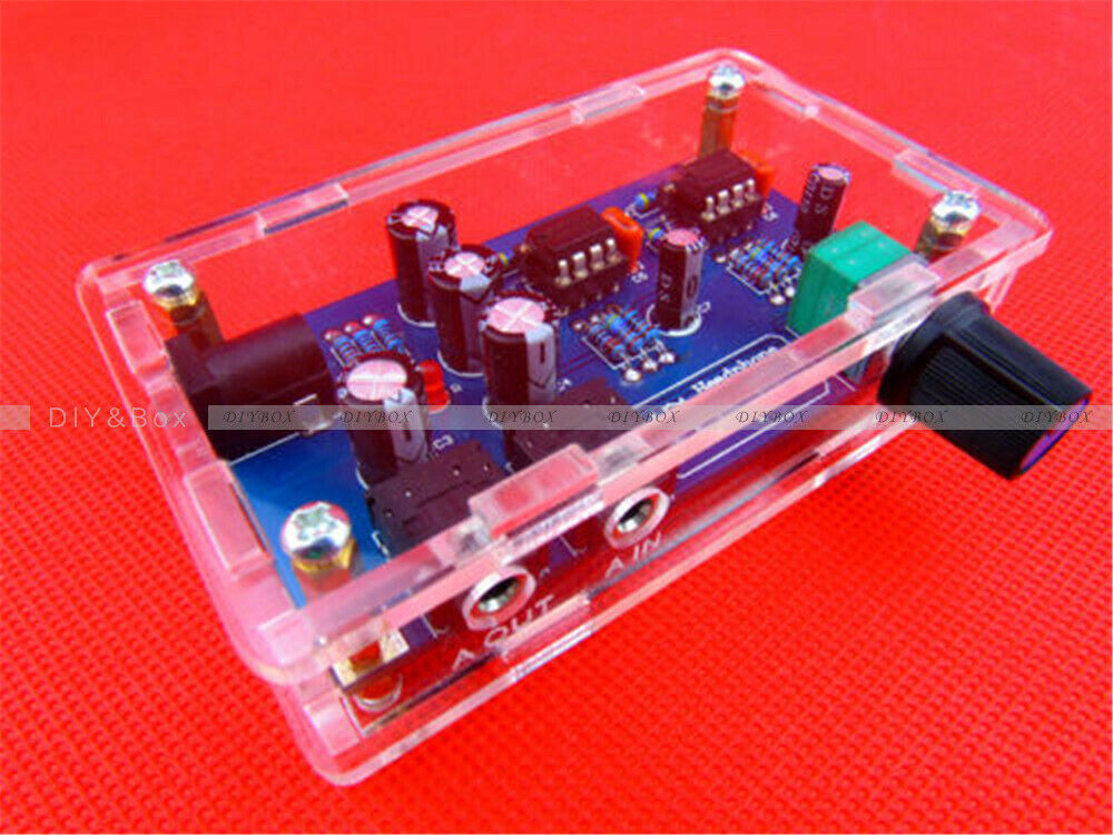 Portable Classic 47 Headphone Amplifier Board Kit AMP Module DIY Kit with Case
