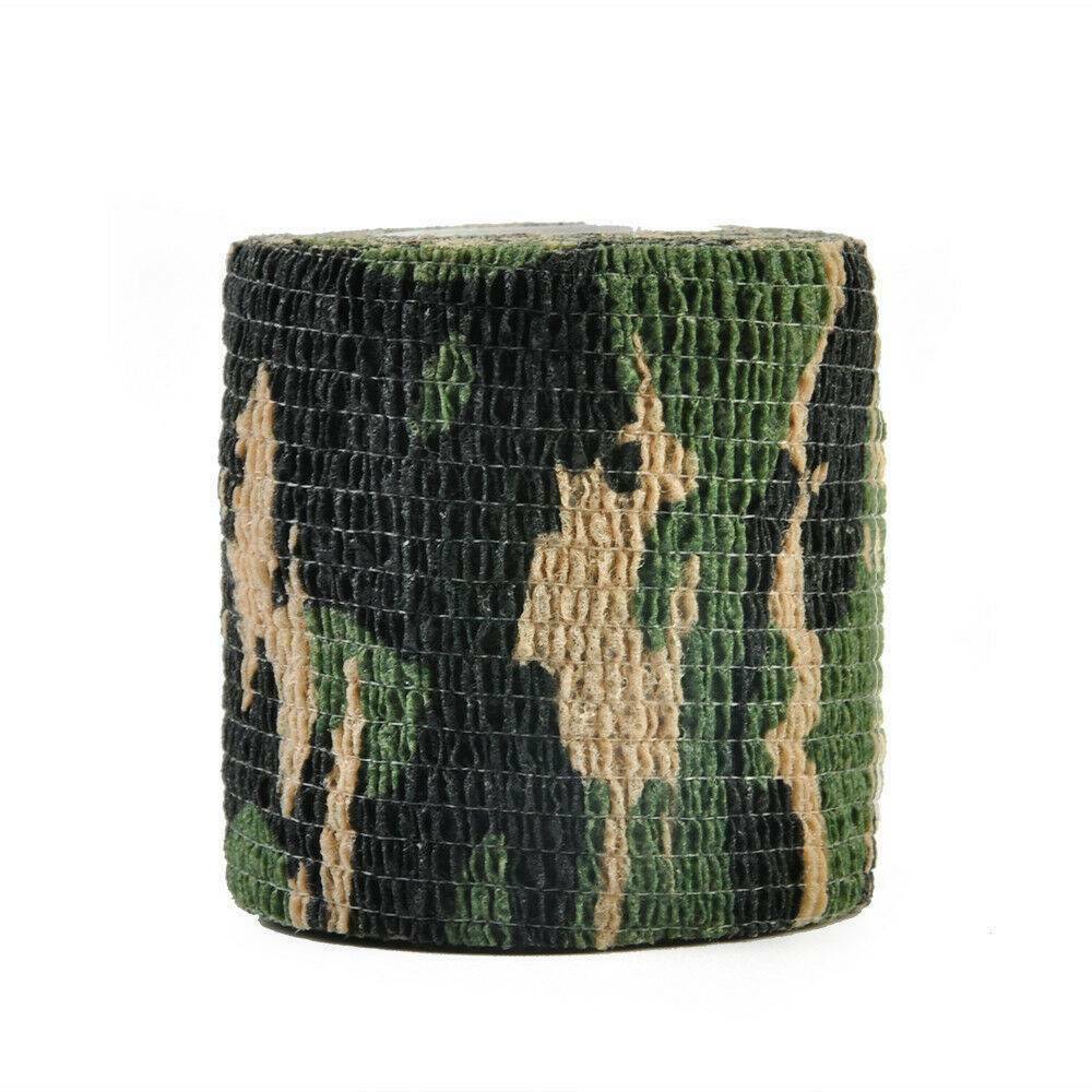 Practical Camo Gun Hunting Waterproof Camping Camouflage Stealth Duct Tape Wrap/