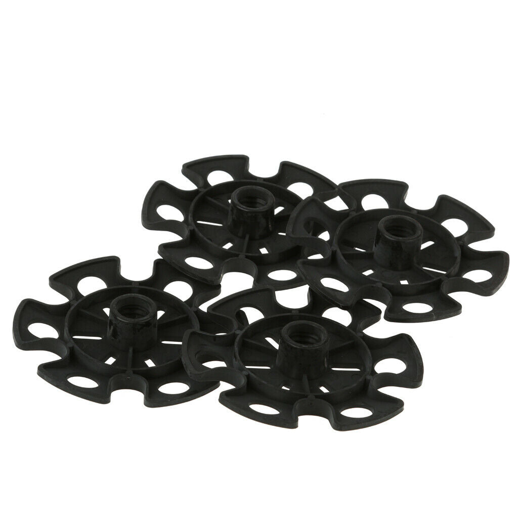 4pcs Touring Basket / Snow Basket Anti-slip Black