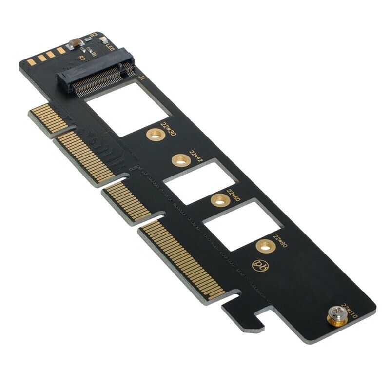 M.2 NVMe SSD NGFF to PCIE 3.0 X16 X4 Adapter Card M Key NVME AHCI SSD for 110mL4